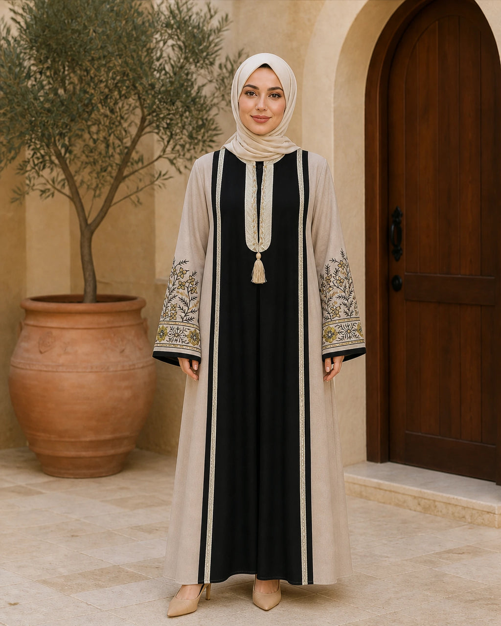 عباية كم ترتر