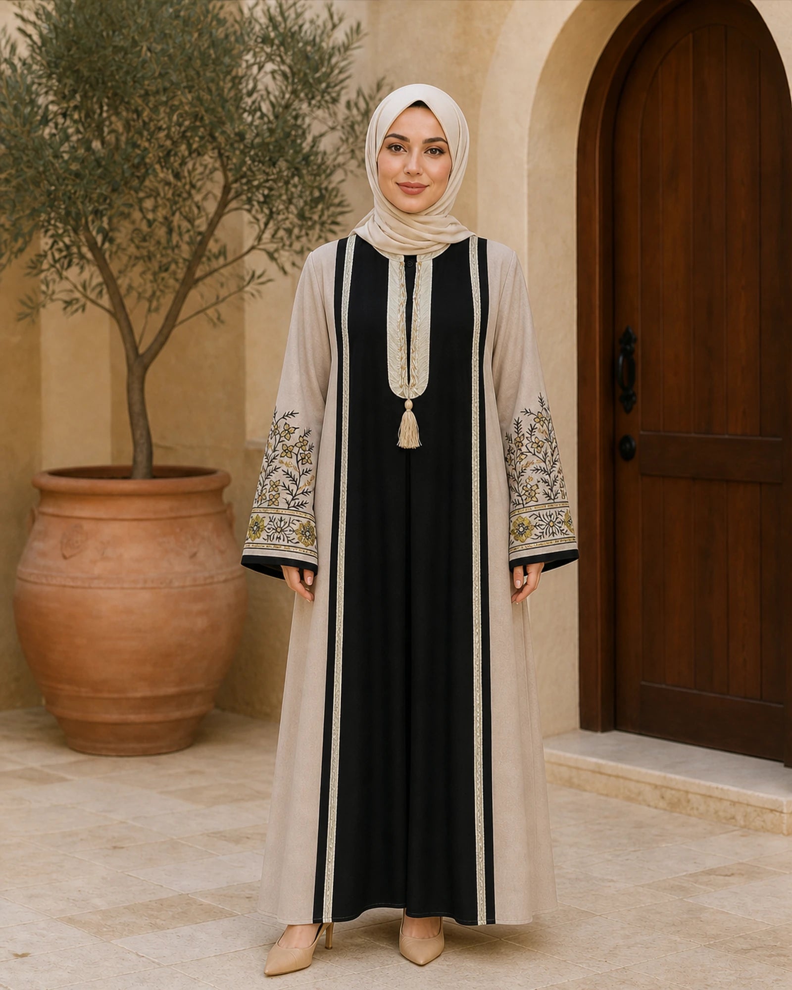 عباية كم ترتر