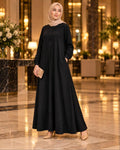 عباية الحرير الكوريشة — إطلالة مسائية